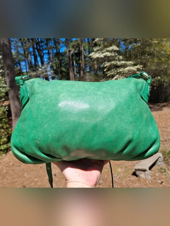 Marc By Marc Jacobs Emerald Green Leather Classic Q Natasha Crossbody Bag - Picture 5 of 16